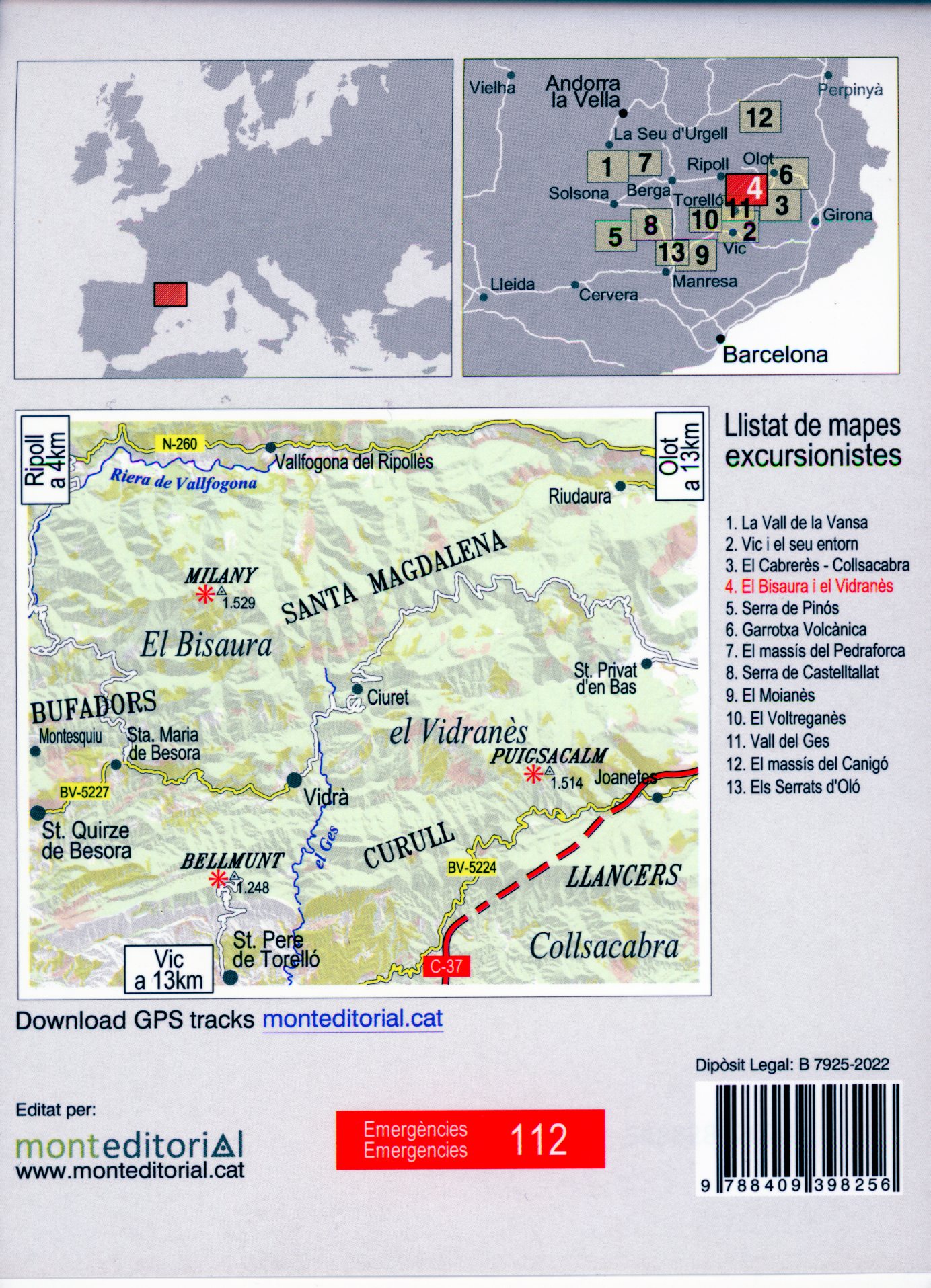 Bisaura i el Vidranès, El : Puigsacalm - Miniatura 2